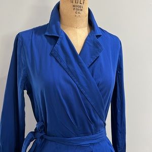 Blue Wrap Dress